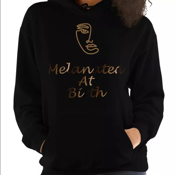 Melanated At Birth Hoodie - Picture 6 of 6